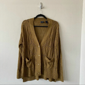 DAYTRIP-OPEN Knit Pocket Button Down Cardigan